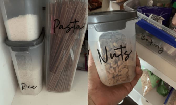 Electrodry 4 Steps to Create a Perfectly Organised Pantry - Categorise