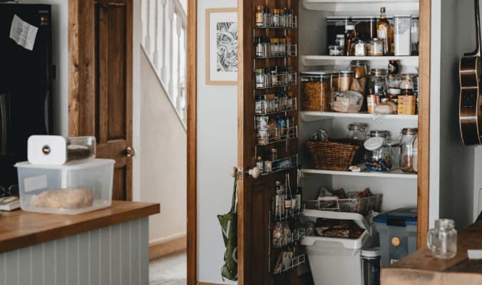Electrodry 4 Steps to Create a Perfectly Organised Pantry - Over the Door Organiser