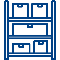 Storage Box Icon Blue