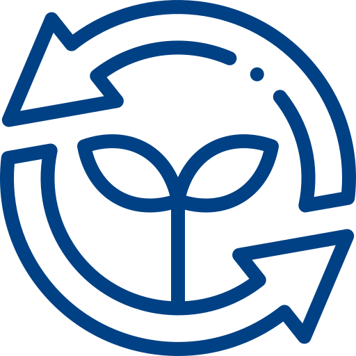 Recycle Icon Blue