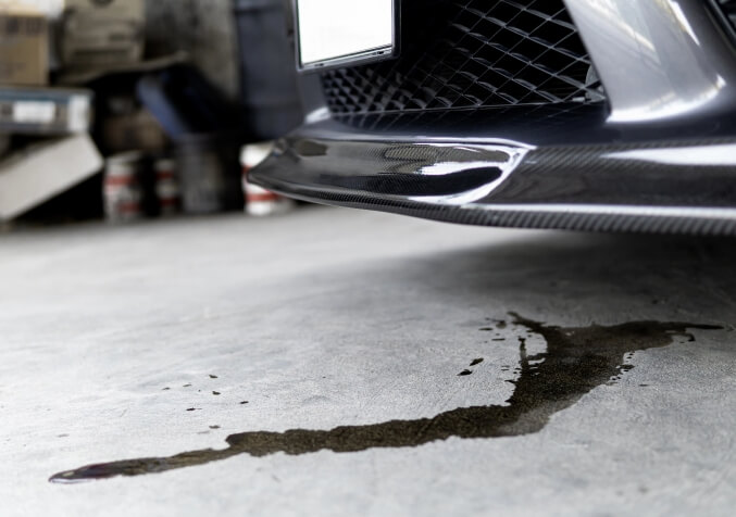 Oil Spill in Driveway