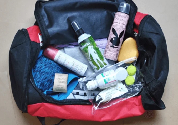 Gym Bag with Silica Gel