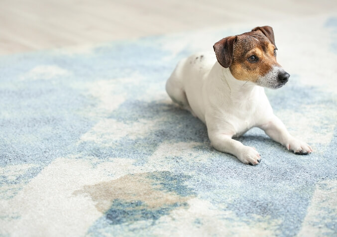 Carpet pet urine stain
