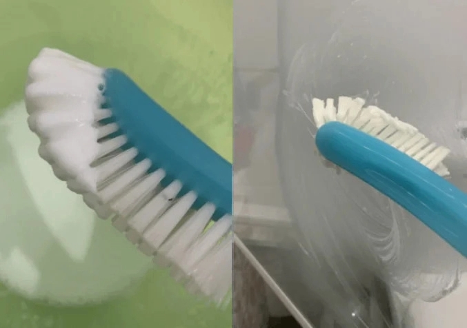 Brush with Baking Soda