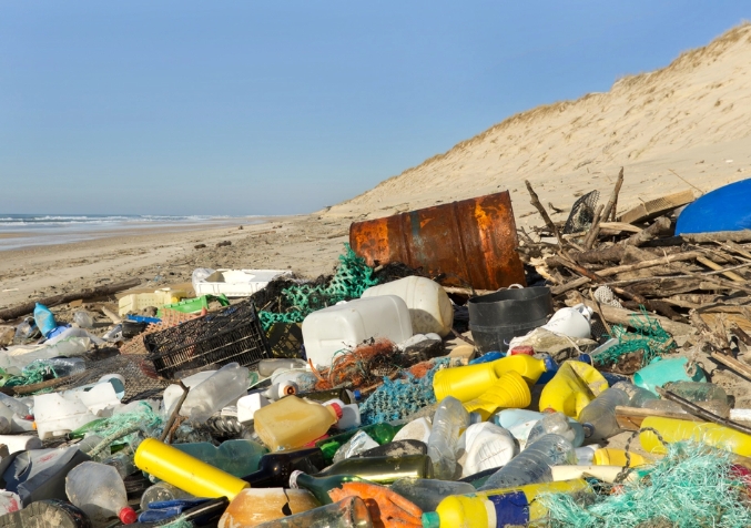 Garbage Dump in the Seashore