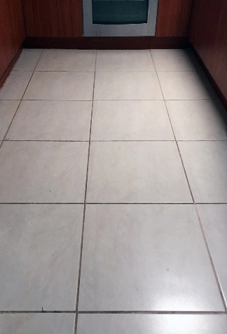 Dark and Dirty Tiles in Kitchen