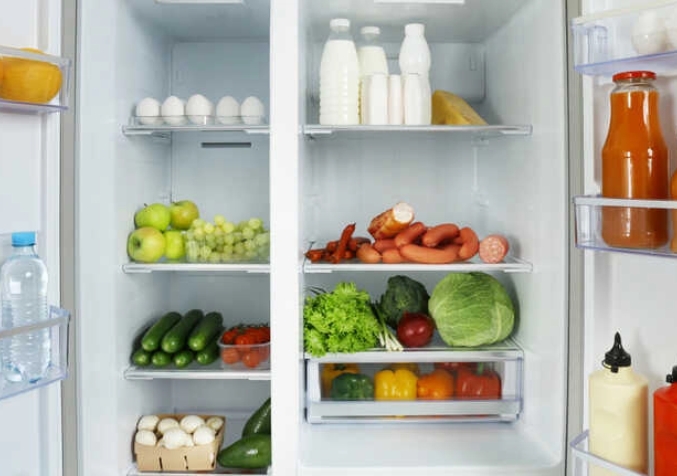 Open Fridge Organized