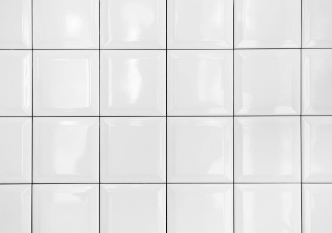 Shiny Tiles but with dark grout lines