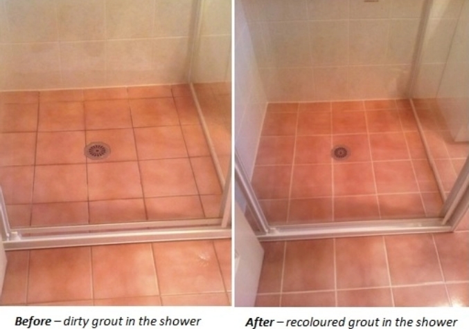 1st Panel Steam Vacuum dalek 2nd panel muddy water flowing to a pail