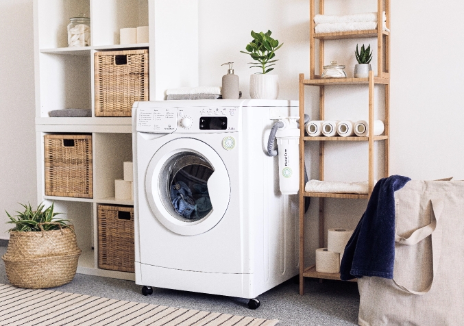 Clean and Tidy Laundry Room