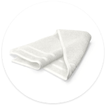 Clean and White Dry Cloth