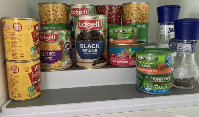 Electrodry 4 Steps to Create a Perfectly Organised Pantry Tier Shelf