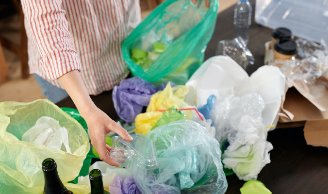 Reorganizing Trash Bins
